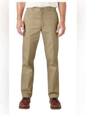 Dickies 874 Original Fit Work Pants Khaki 28x30 Classic Straight Leg